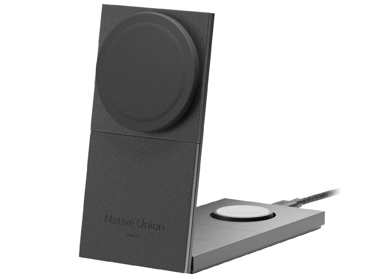 Ładowarka Native Union Rise 2-in-1 Qi2 wireless charger black