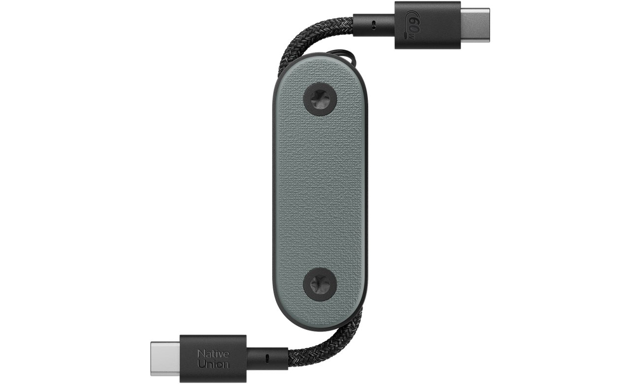 Kabel Native Union Pocket Cable USB-C - USB-C slate green