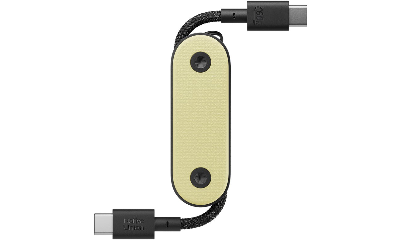 Kabel Native Union Pocket Cable USB-C - USB-C lemon