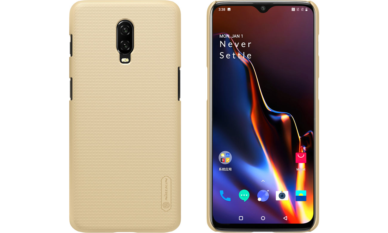 Super Frosted Shield do OnePlus 6T złoty