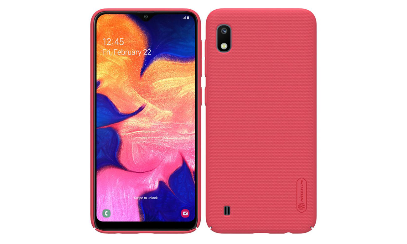 Etui Nillkin Super Frosted Shield Red do Samsung Galaxy A10