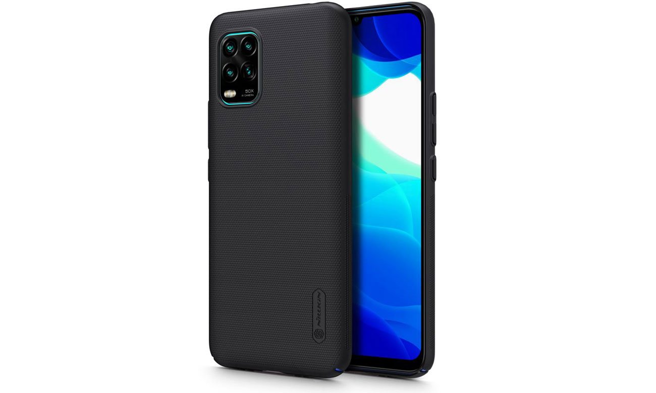 Etui Nillkin Super Frosted Shield Black do Xiaomi Mi 10 Lite