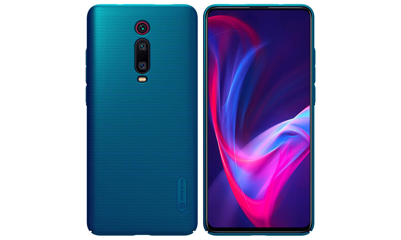 Etui Nillkin Super Frosted Shield Blue do Xiaomi Mi 9T/9T Pro