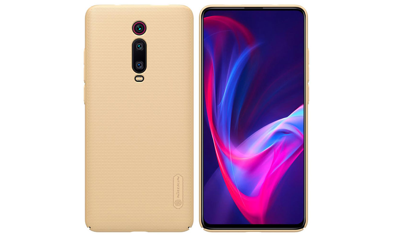 Etui Nillkin Super Frosted Shield Gold do Xiaomi Mi 9T/9T Pro