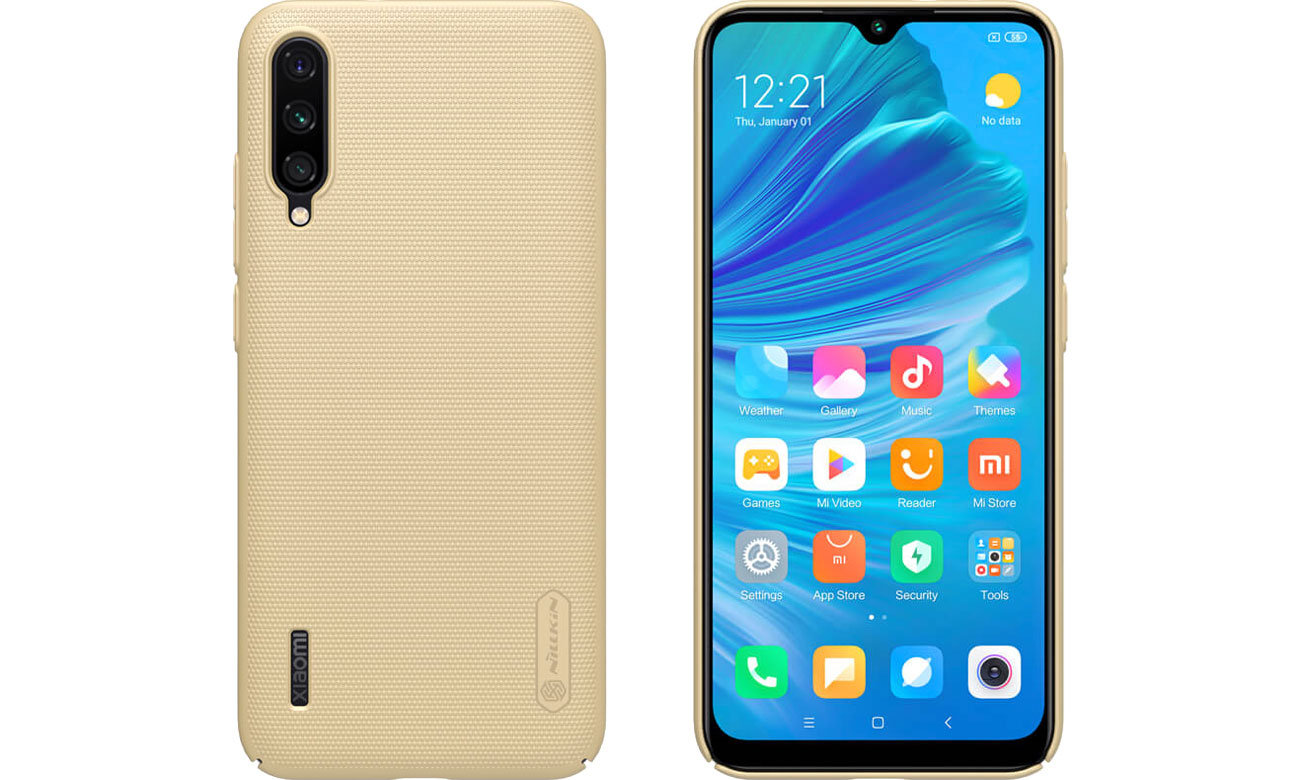 Super Frosted Shield do Xiaomi Mi A3 złoty