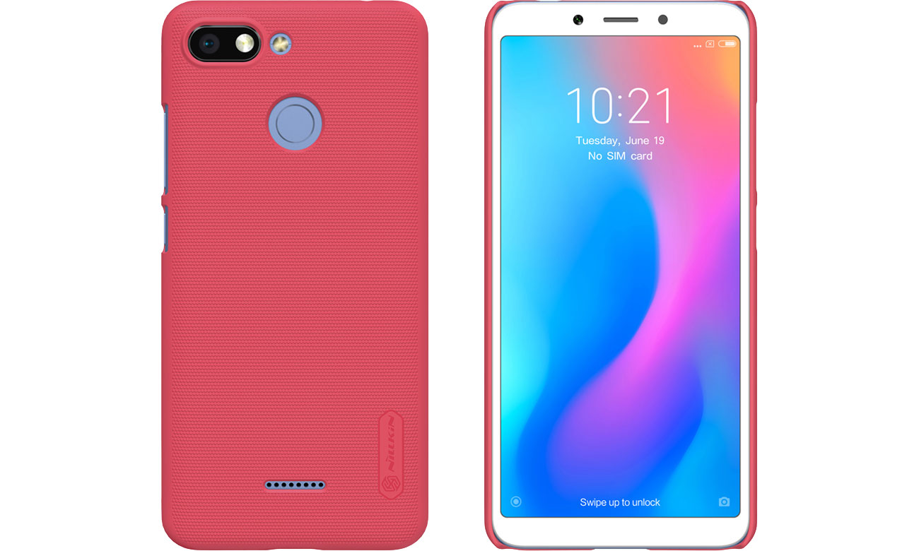 Super Frosted Shield do Xiaomi Redmi 6 czerwony