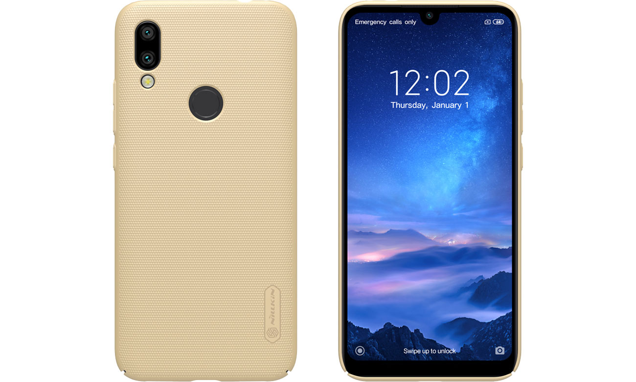 Super Frosted Shield do Xiaomi Redmi 7 złoty