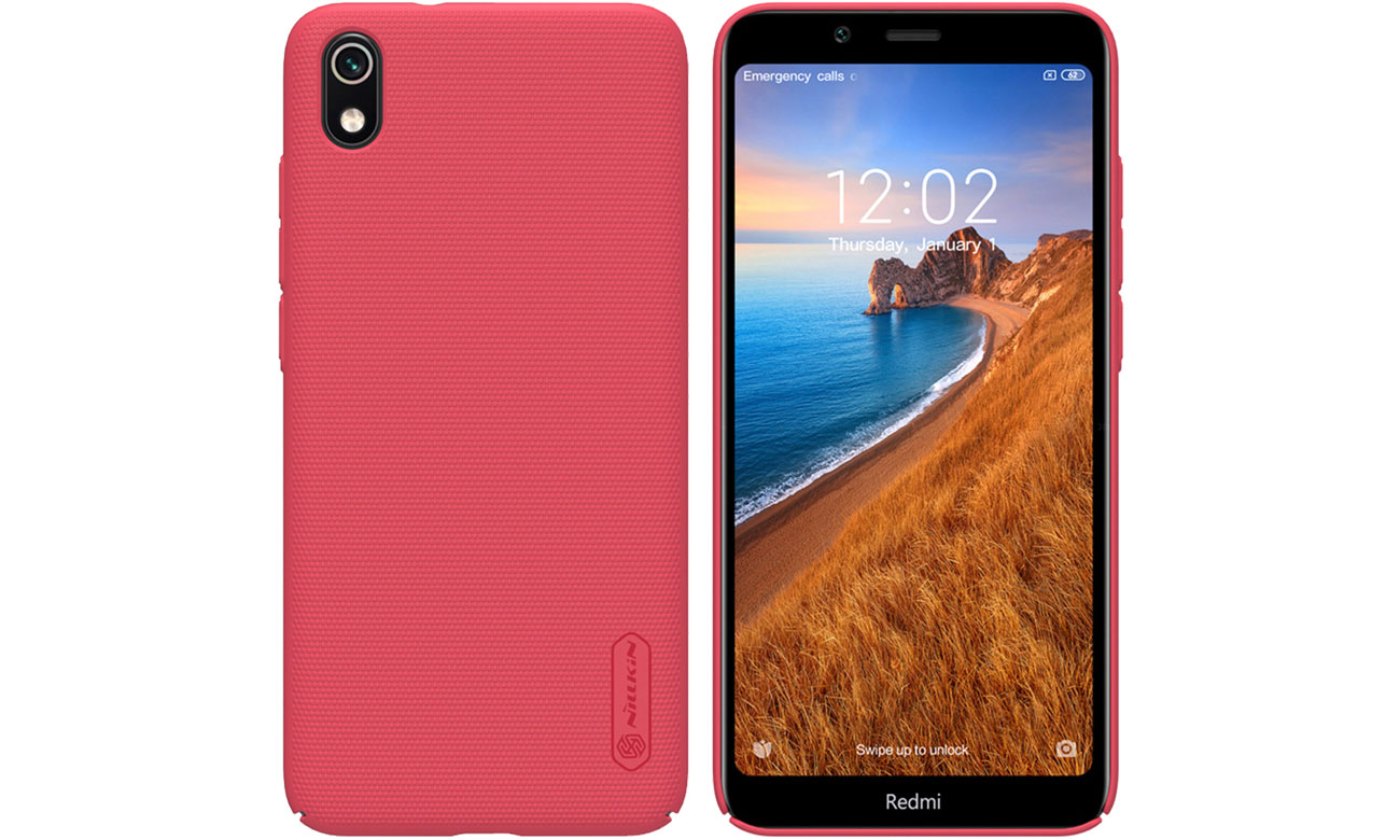 Super Frosted Shield do Xiaomi Redmi 7A czerwony
