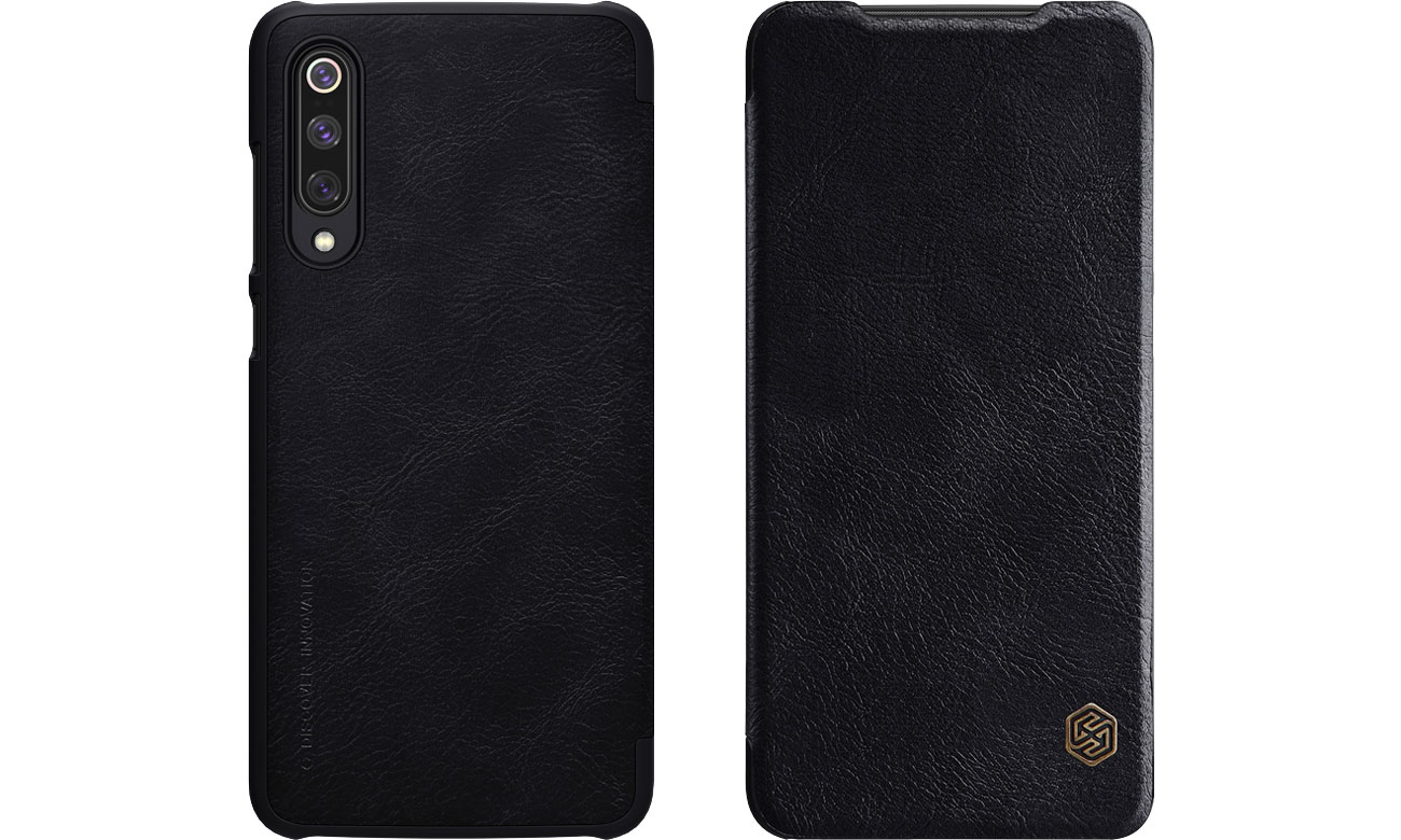 Etui Skórzane Qin do Xiaomi Mi 9 czarny