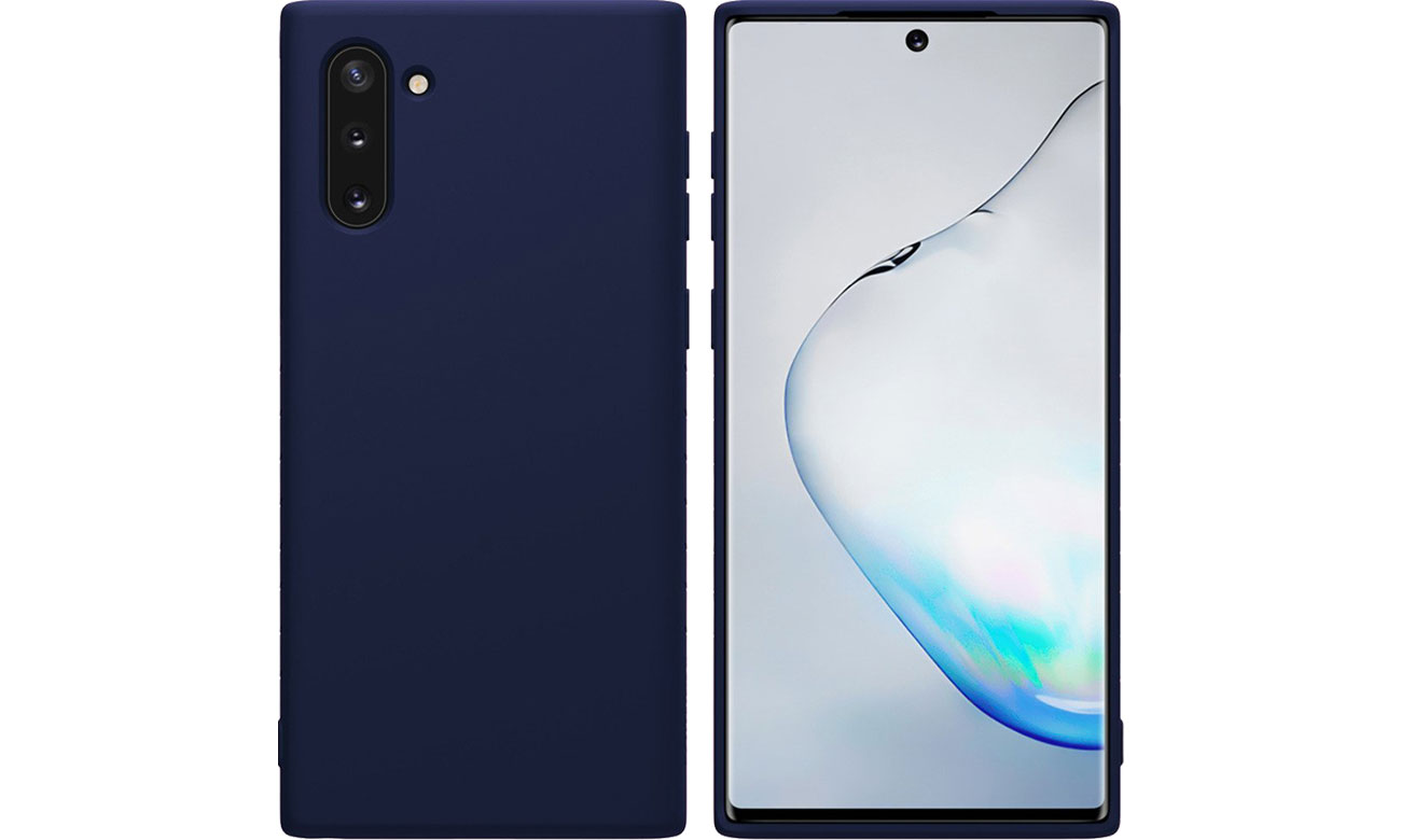 Rubber Wrapped do Galaxy Note 10 niebieski
