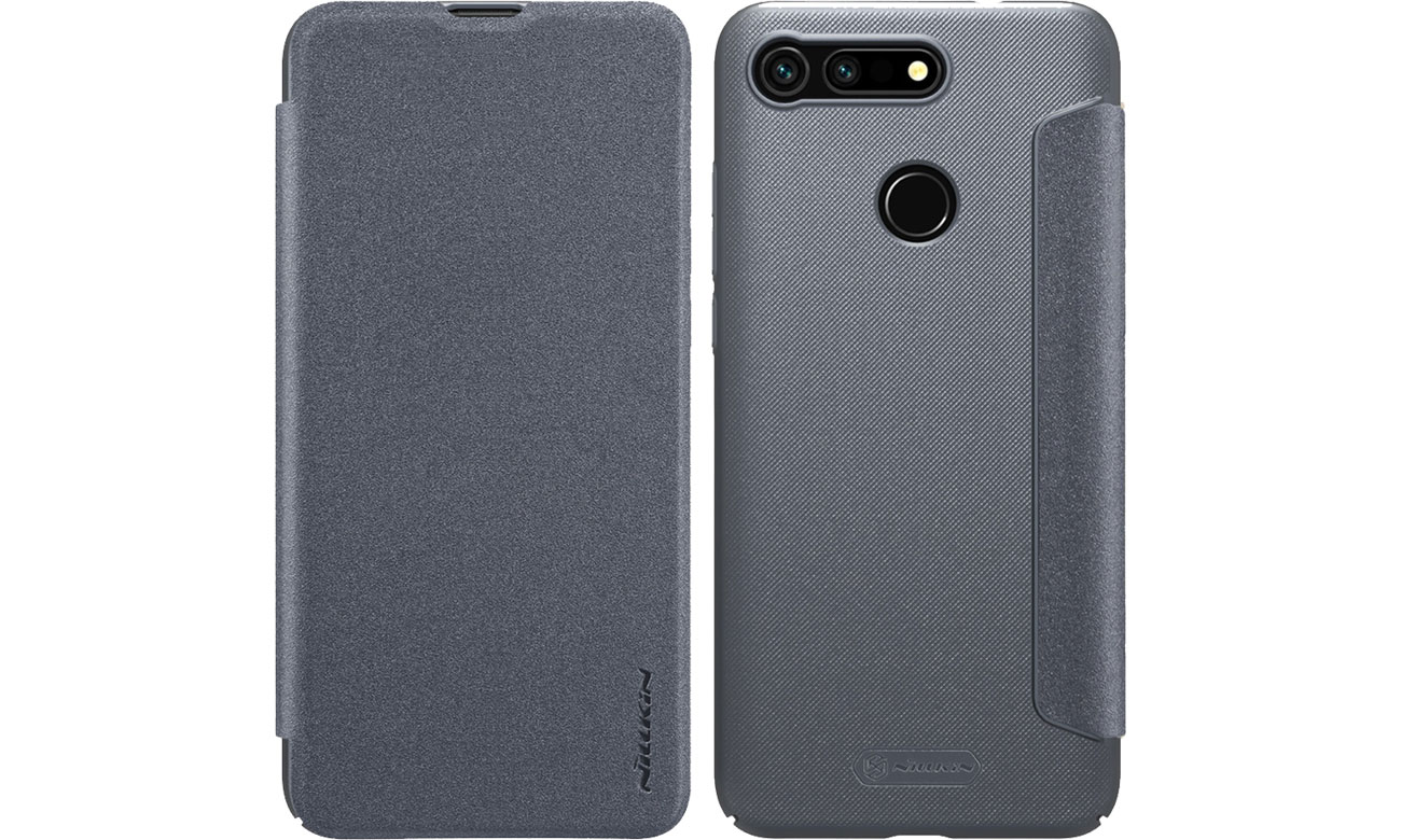Etui z Klapką Sparkle do Honor View 20 czarny