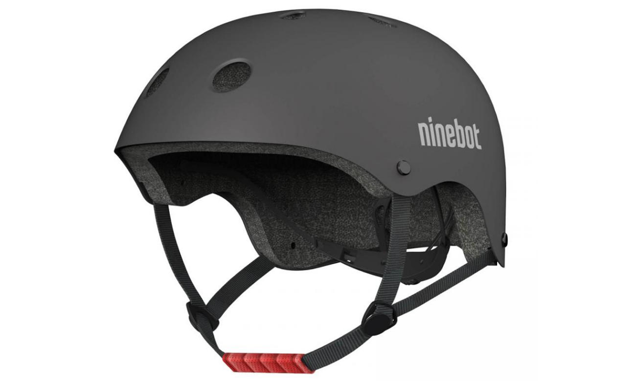 Kask dla dorosłych Ninebot by Segway Black (L) - Widok od przodu pod kątem