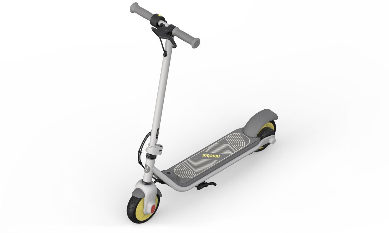 Hulajnoga elektryczna dla dziecka Ninebot eKickScooter ZING C8 - Widok z przodu pod kątem