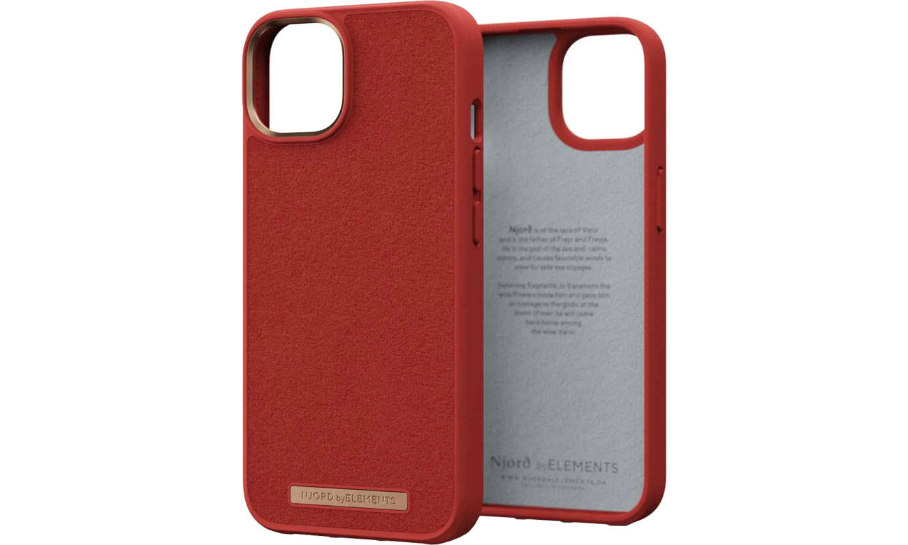 Njord Comfort+ Case do iPhone 14 Burnt Orange