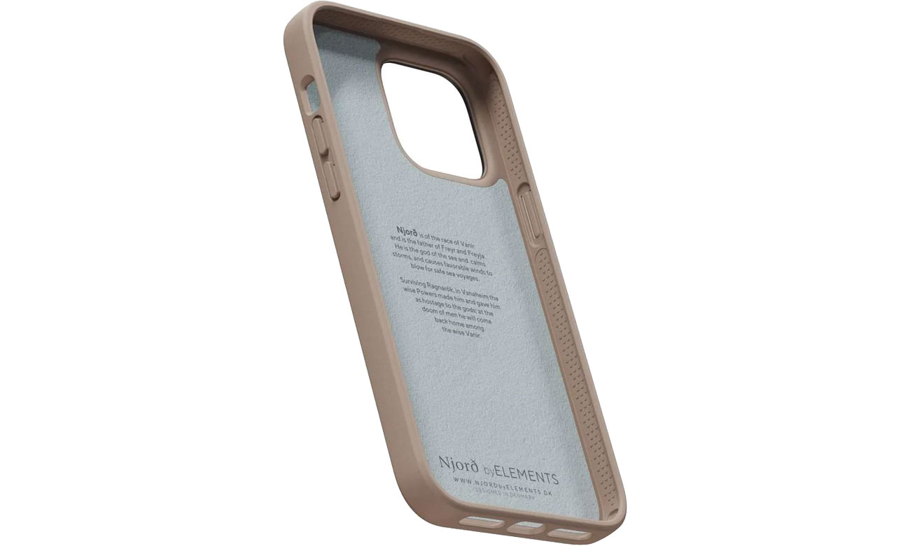 Njord Just Case do iPhone 14 Pro Max Pink Sand