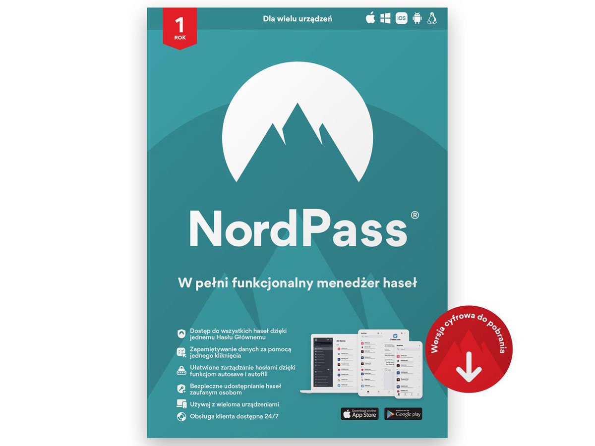 NordVPN NordPass Premium wygląd