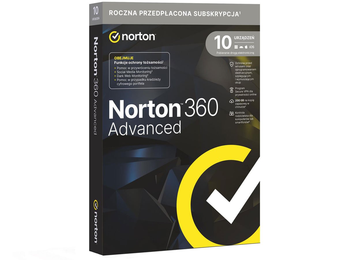 NortonLifeLock Advanced wygląd