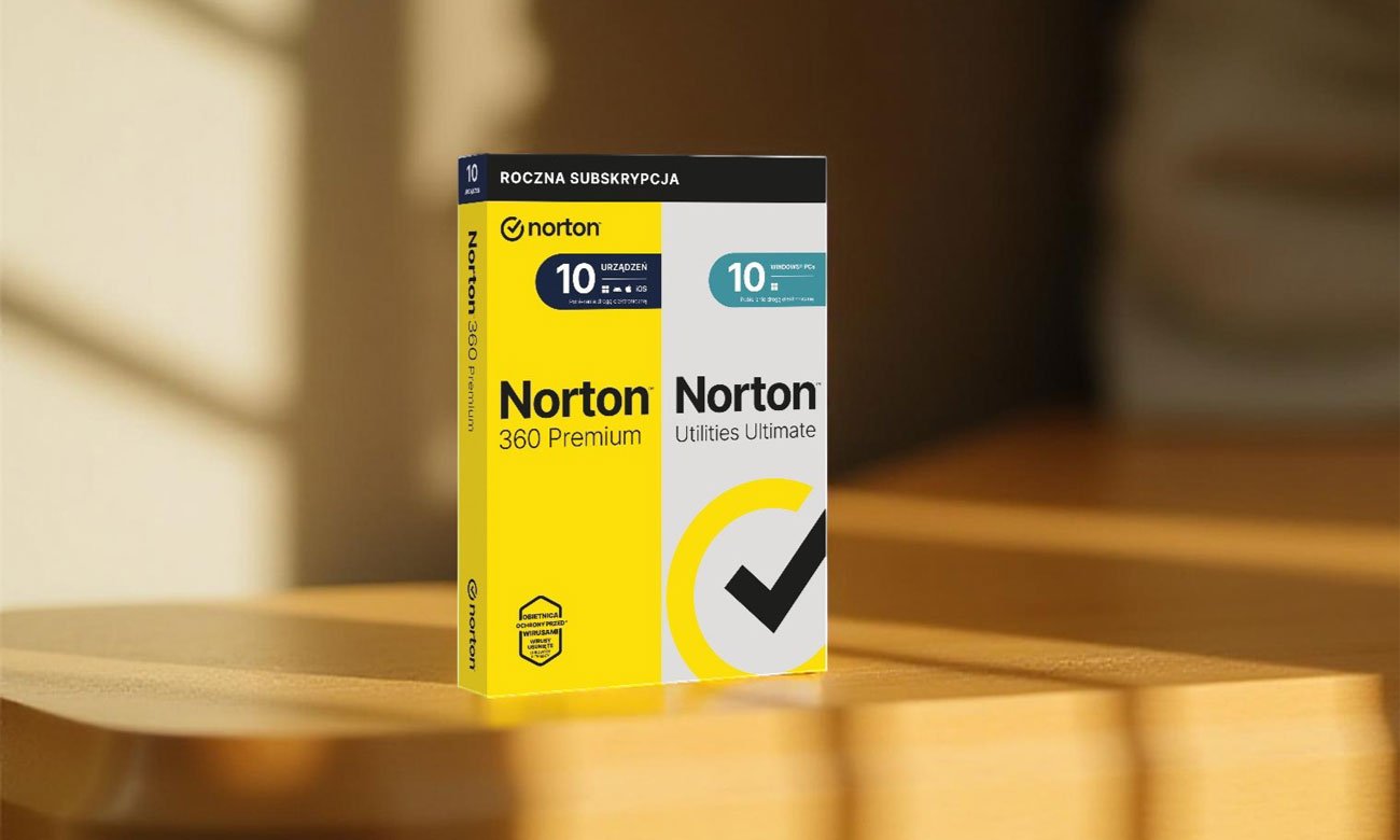 Zestaw Norton 360 Premium + Norton Utilities Ultimate pudełko