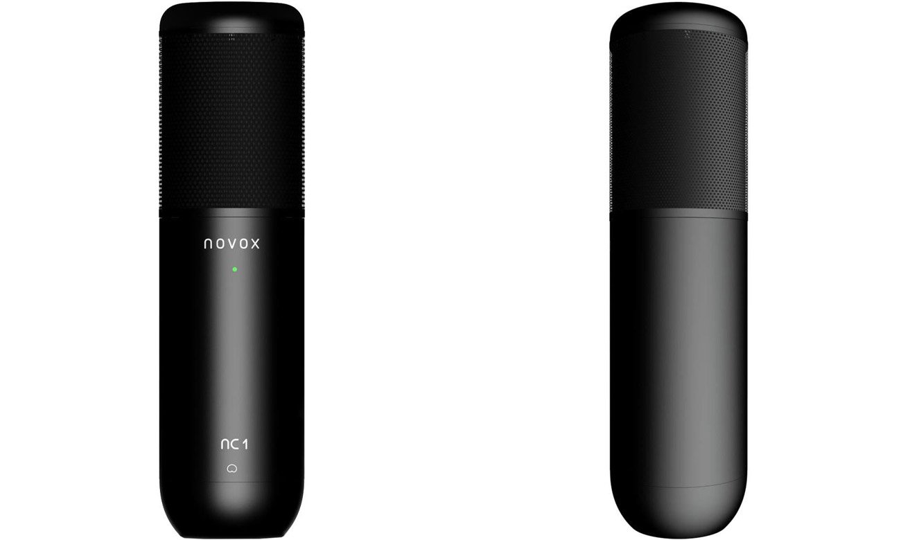 Mikrofon pojemnościowy Novox NC1 - Widok z przodu i z tyłu