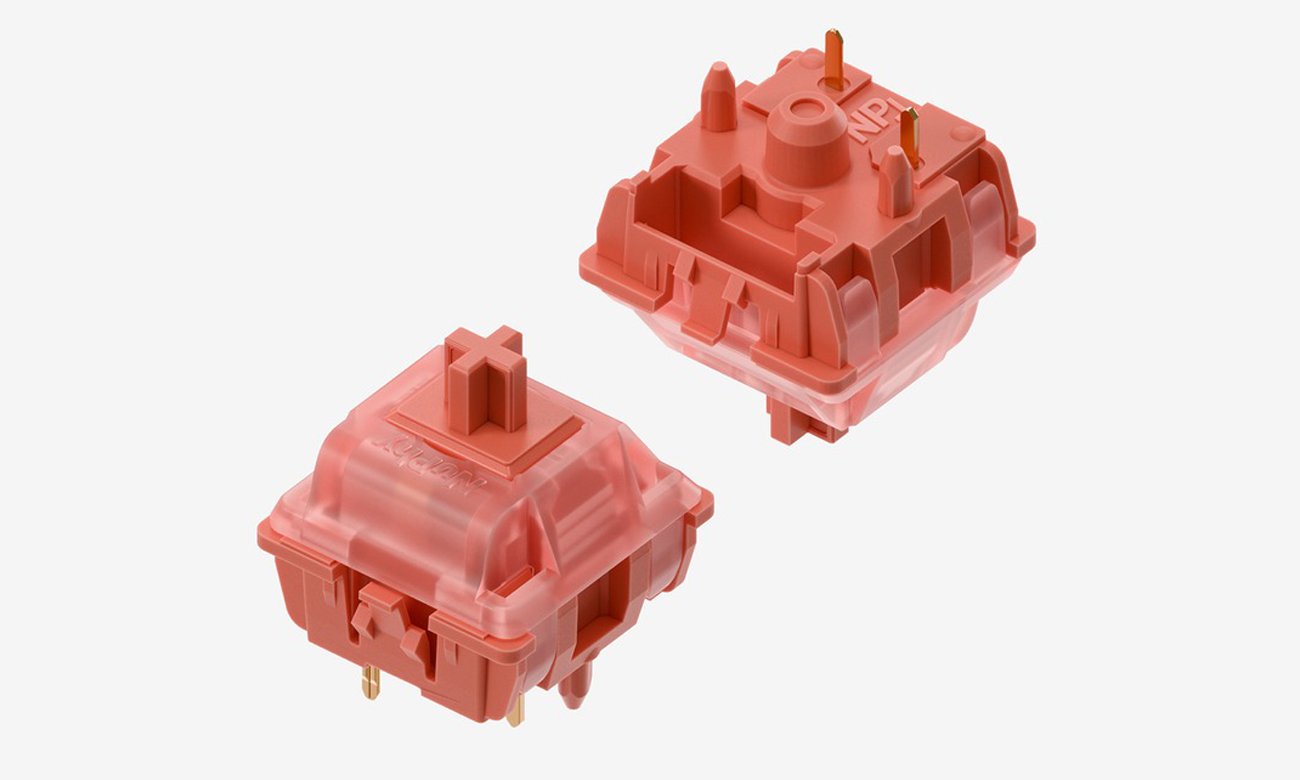 Cherry MX x NuPhy Silent Red Clear Top Switches 90 szt.