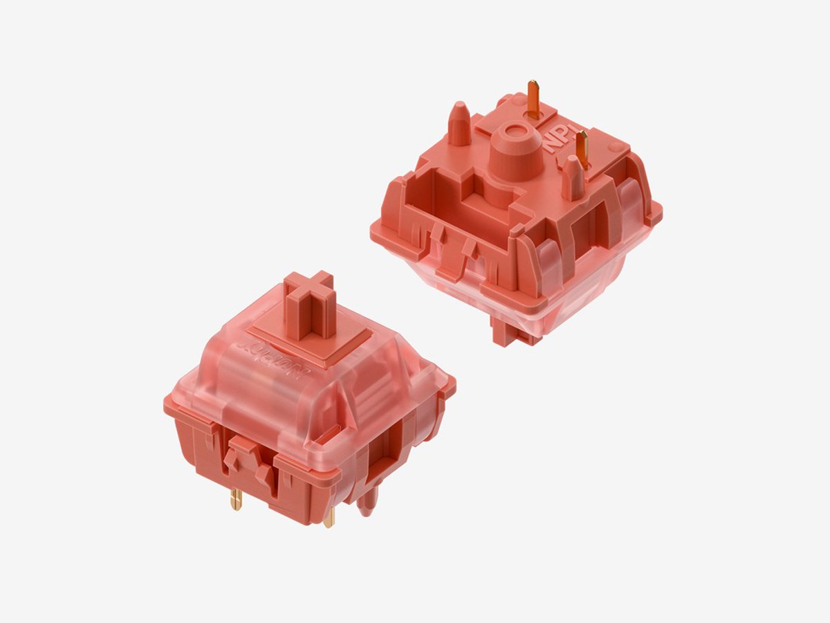 Cherry MX x NuPhy Silent Red Clear Top Switches 90 szt.