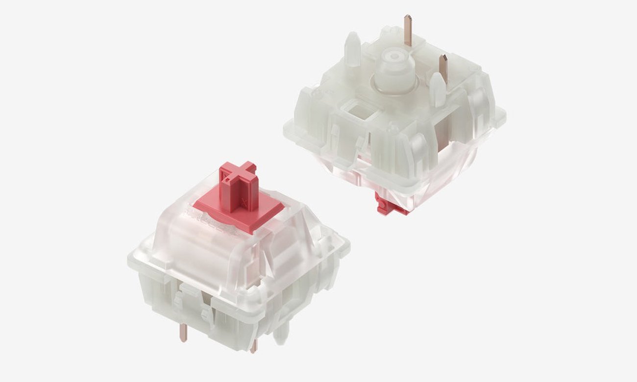 Cherry MX x NuPhy Silent Red Clear Top Switches 90 szt.