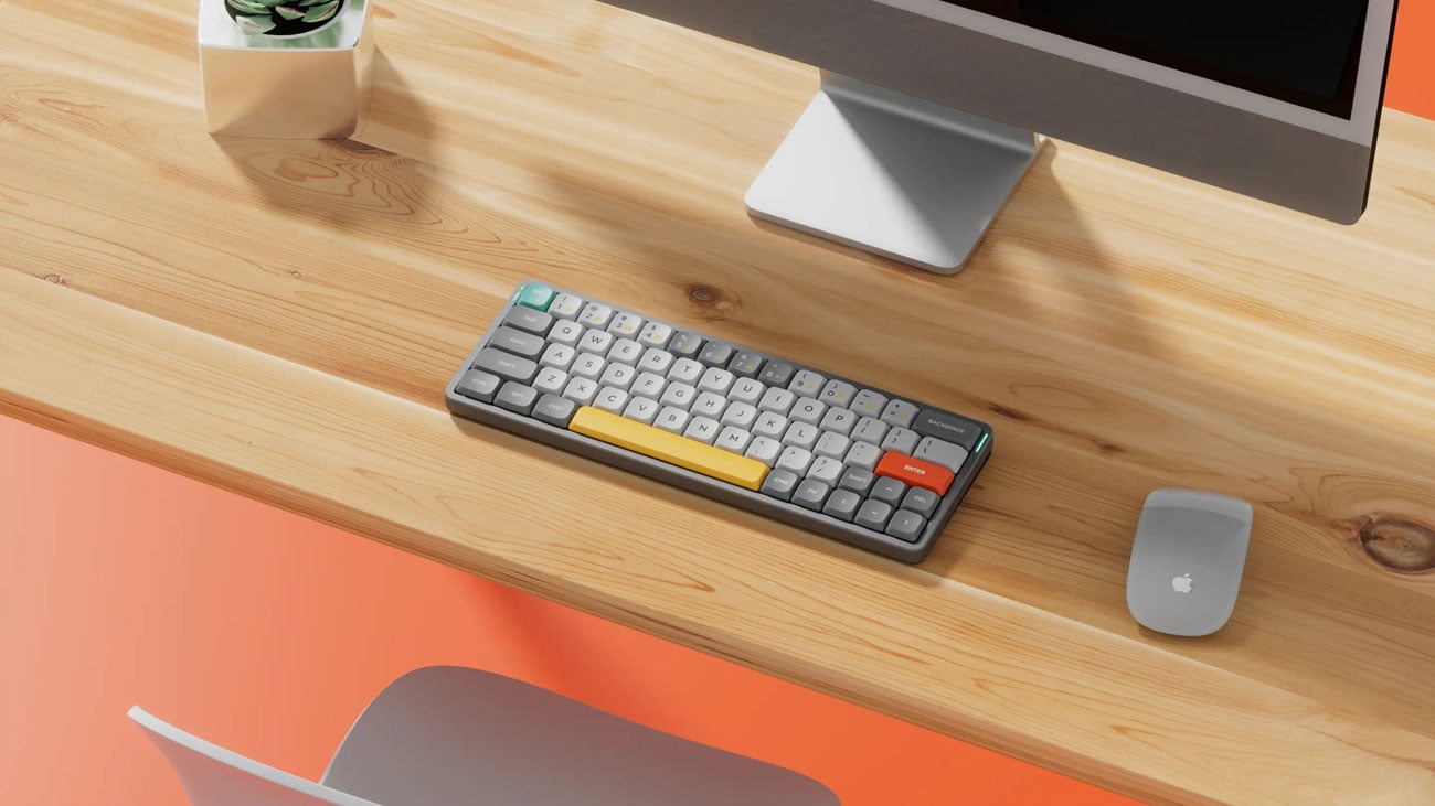 NuPhy Air60 Stanowisko pracy