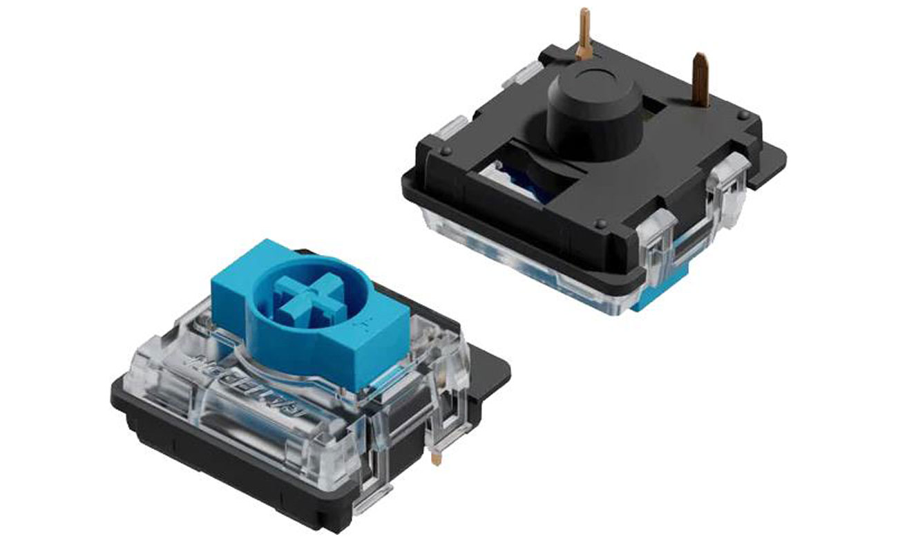 NuPhy Air75 Blue przełącznik Gateron Blue