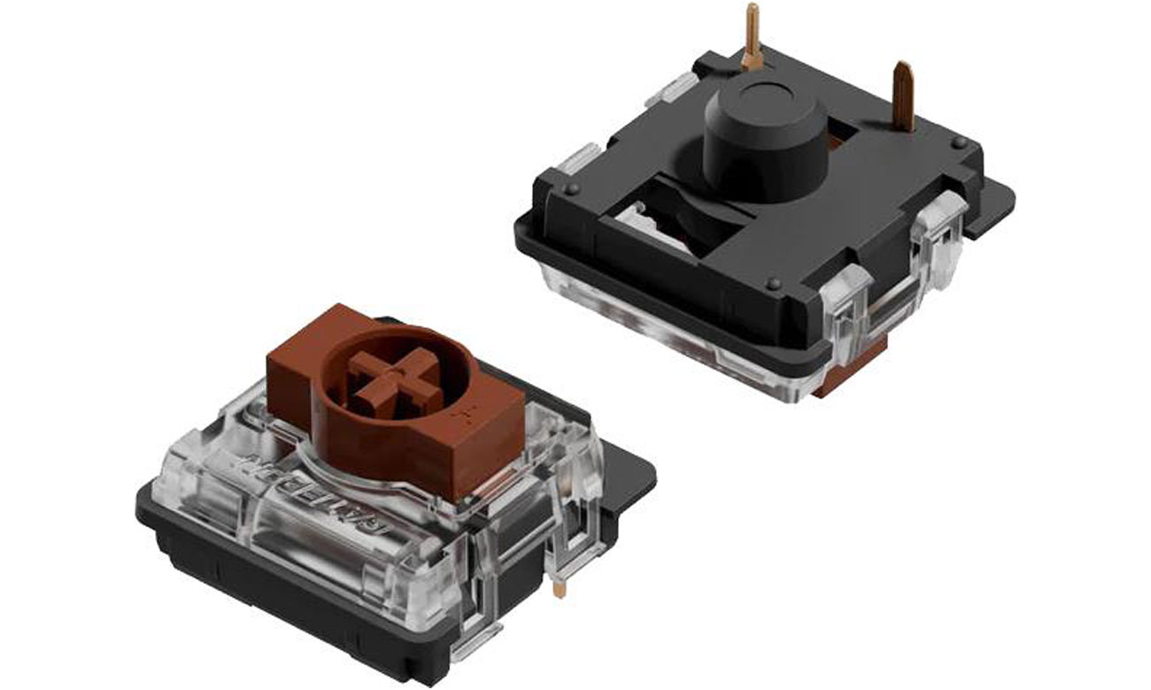 NuPhy Air75 przełącznik Gateron Brown