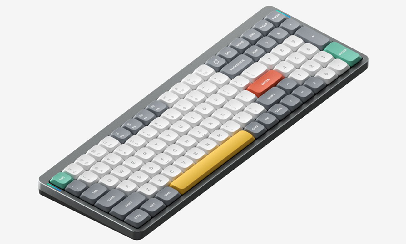 Keyboard Grey widok z góry