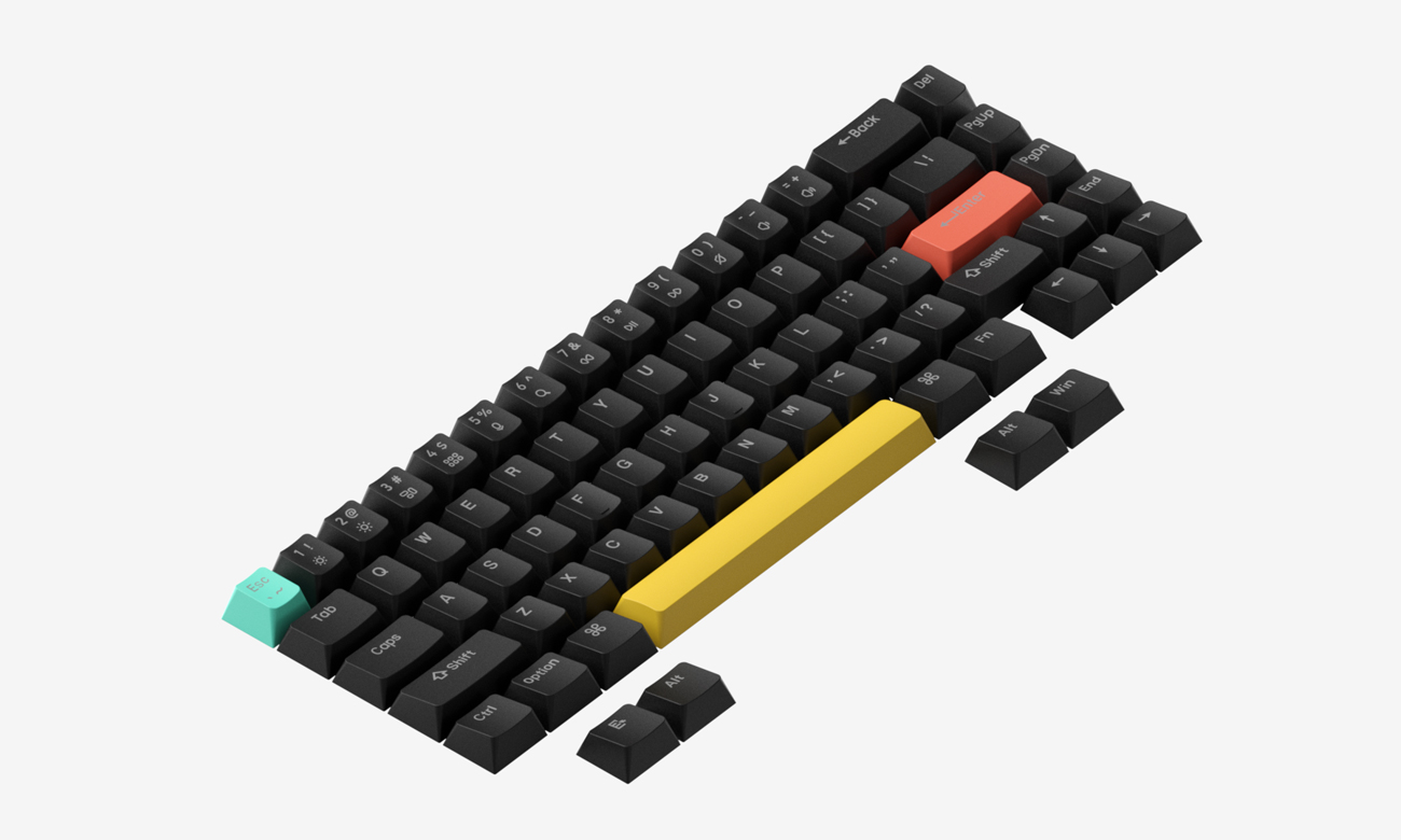 NuPhy Cherry Profile Shine-through PC Keycaps - 65%