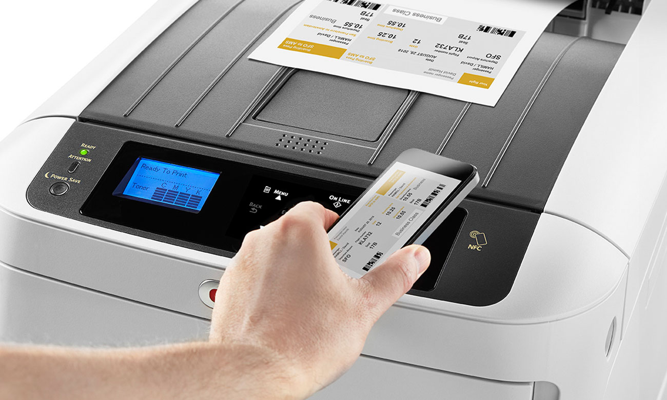 OKI C834nw - Druk mobilny