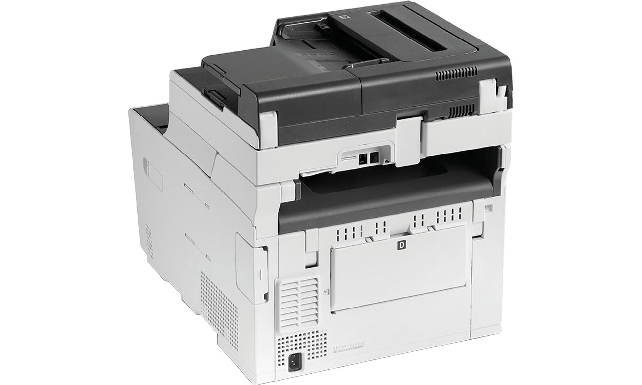 OKI MC573dn Widok z tyłu