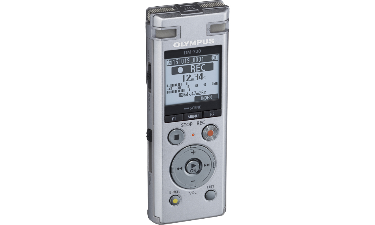 Olympus DM-720 widok z lewej