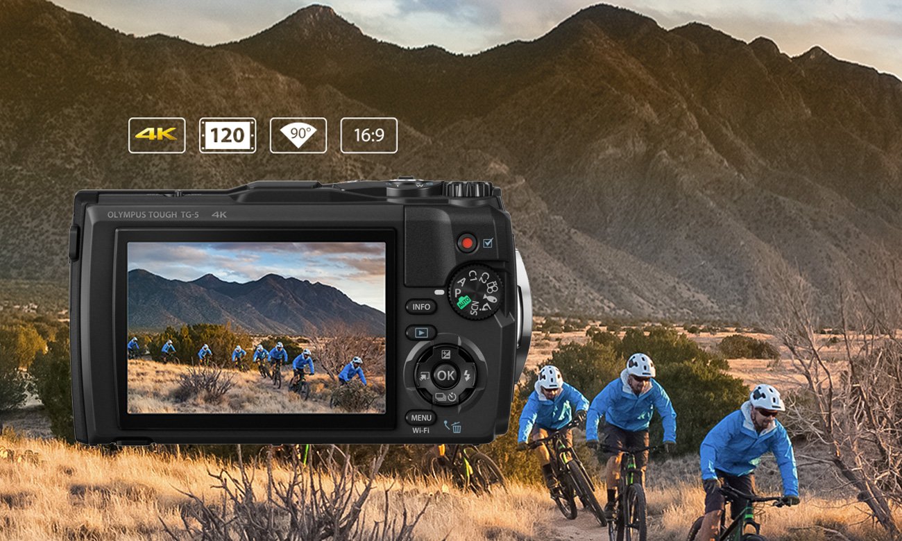 Olympus TG-5 Rozdzielczość 4K