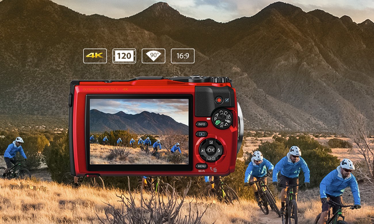 Olympus TG-5 Rozdzielczość 4K