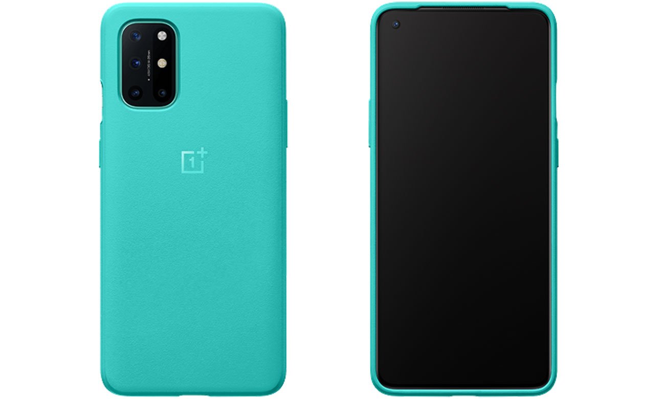 Etui Sandstone Bumper Case do OnePlus 8T Cyjanowe