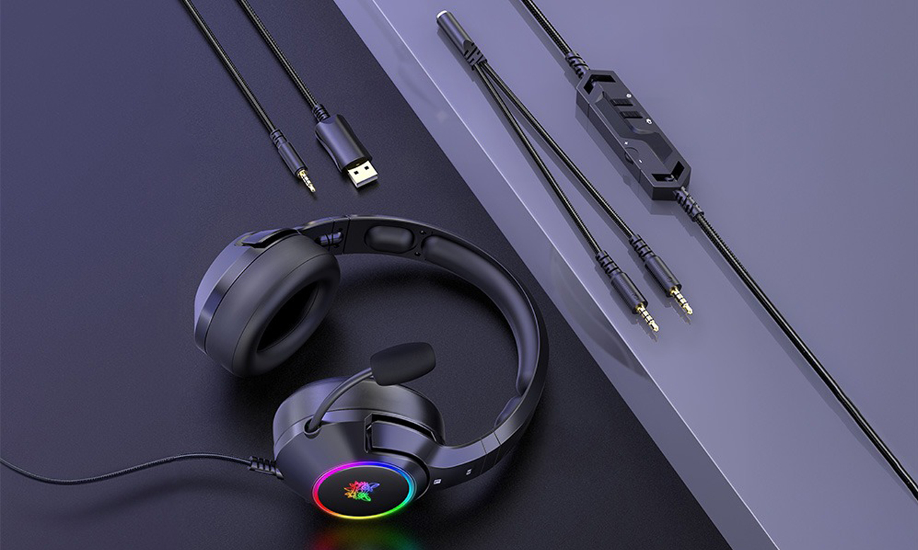 Zestaw słuchawkowy Onikuma K9 Czarny RGB - Kompatybilność z wieloma urządzeniami
