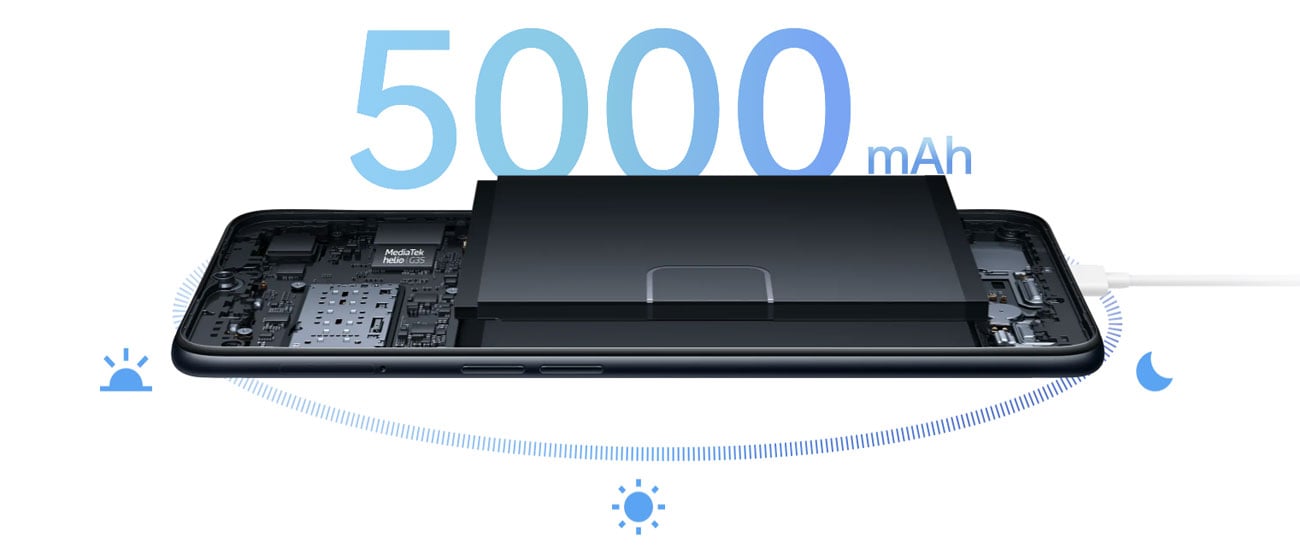 Smartfon OPPO A16 bateria 5000 mAh