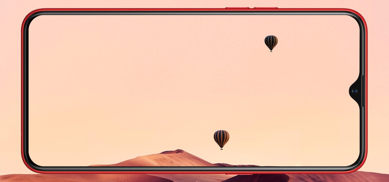 OPPO A1k ekran waterdrop 