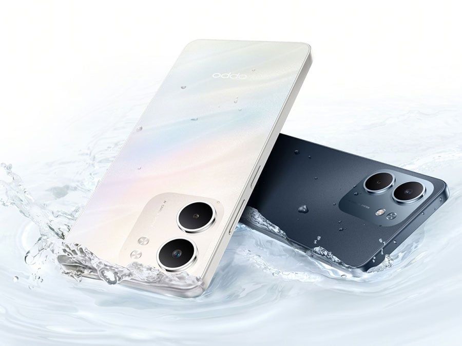OPPO A5X niebieski oraz biały