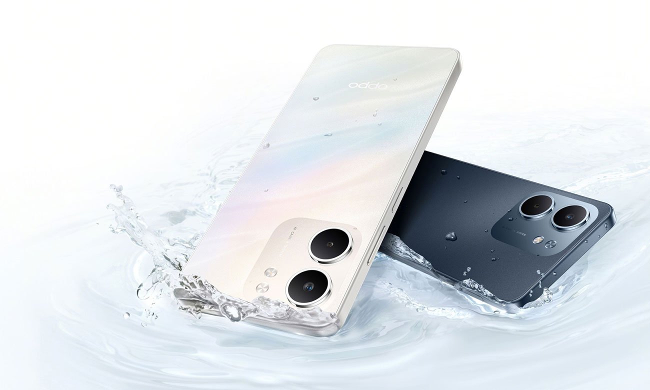 OPPO A5X niebieski oraz biały