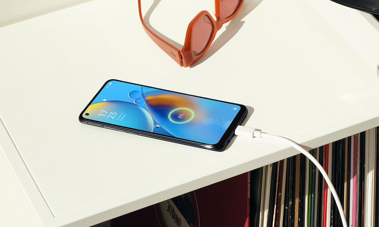 Smartfon OPPO A74 Bateria i szybkie ładowanie