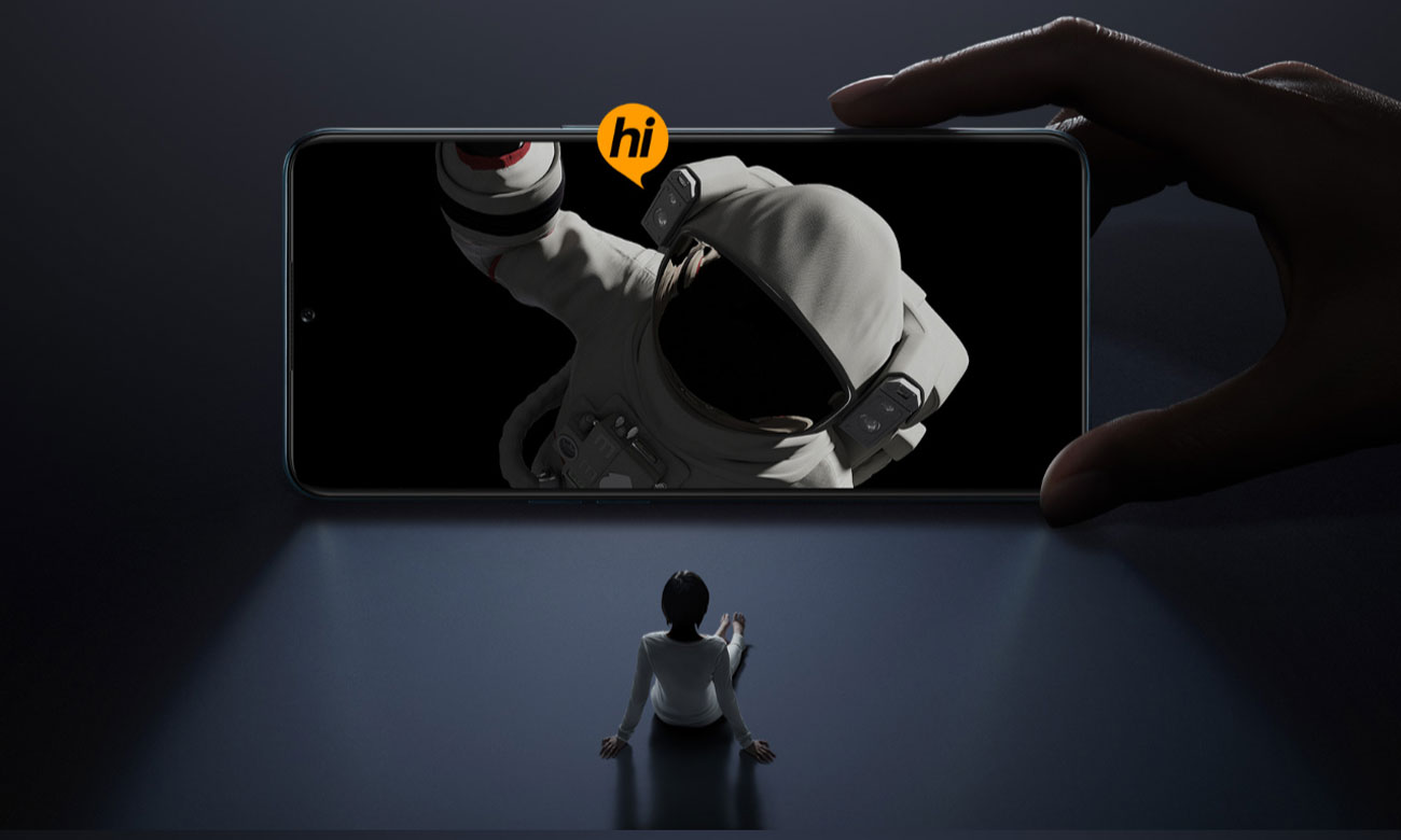 Przestronny ekran AMOLED FHD+ z Corning Gorilla Glass 5
