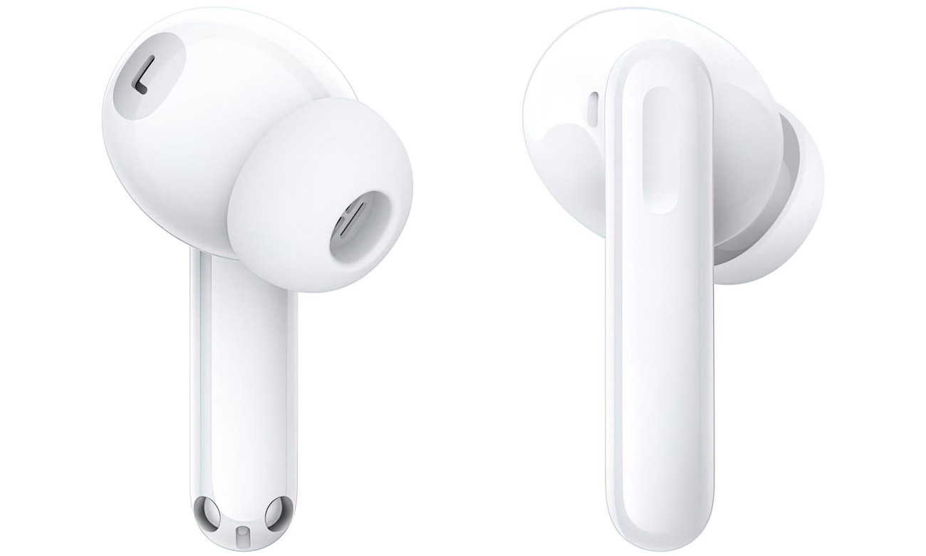Słuchawki bezprzewodowe OPPO Enco Air2 Pro Białe - Widok lewej i prawej słuchawki
