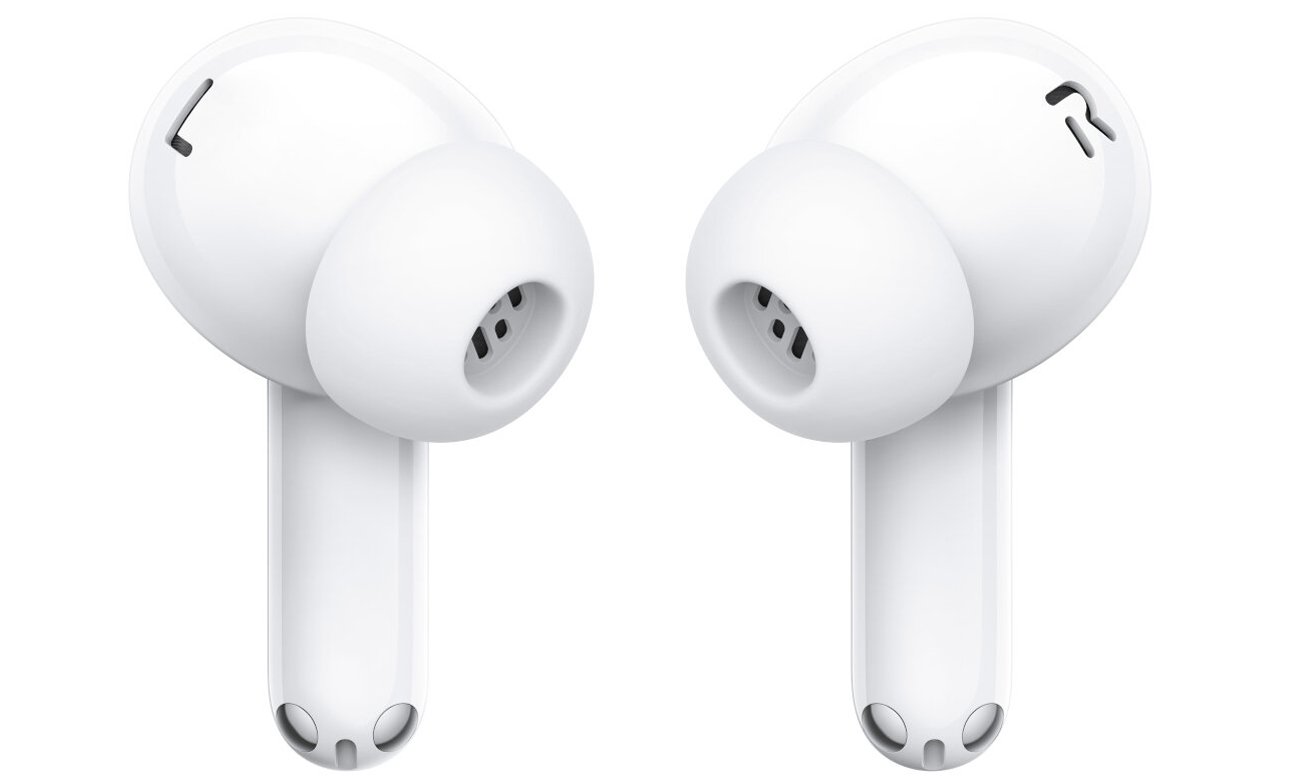 Słuchawki bezprzewodowe OPPO Enco Air3 Pro Białe - Widok lewej i prawej sluchawki