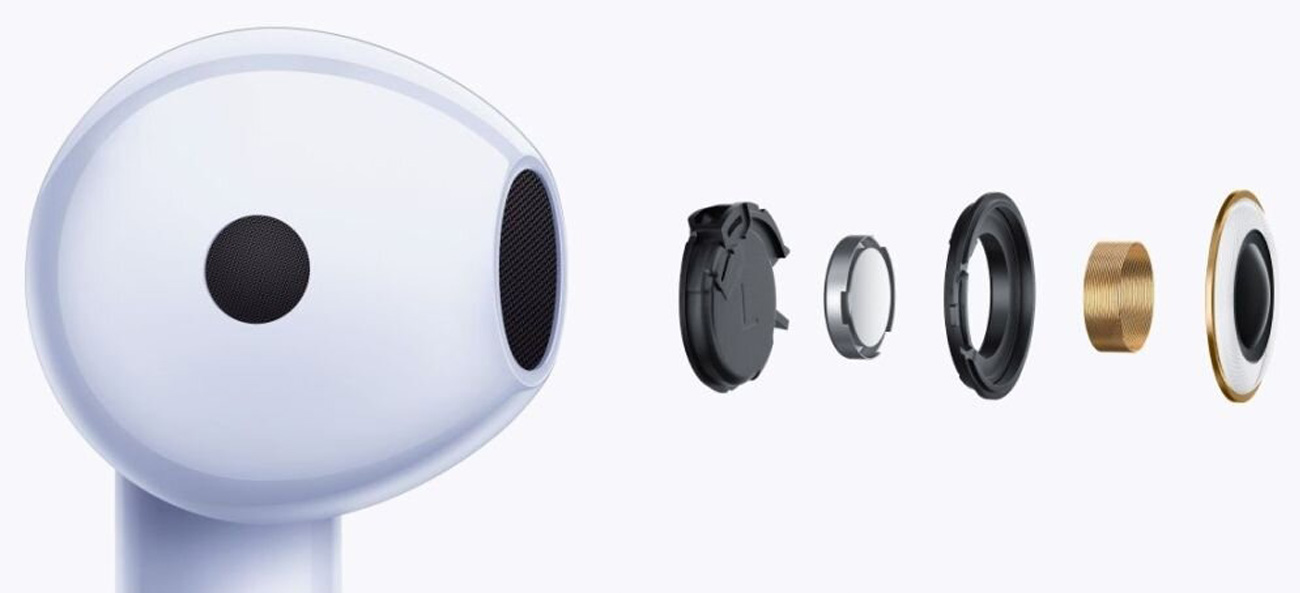 Słuchawki bezprzewodowe OPPO Enco Air3 - Przekrój przetwornika