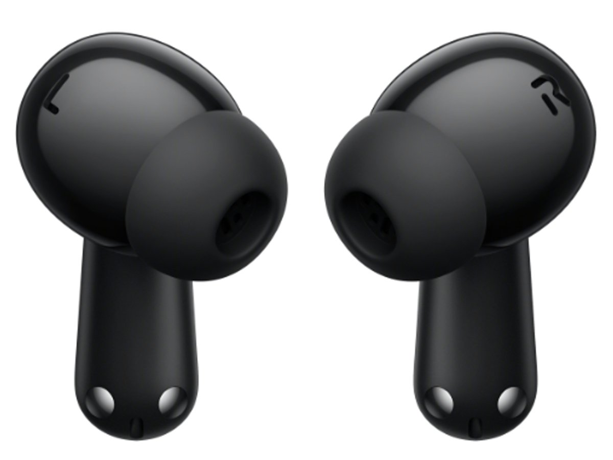 Słuchawki bezprzewodowe OPPO Enco Air4 Pro Midnight Black - Widok lewej i prawej słuchawki