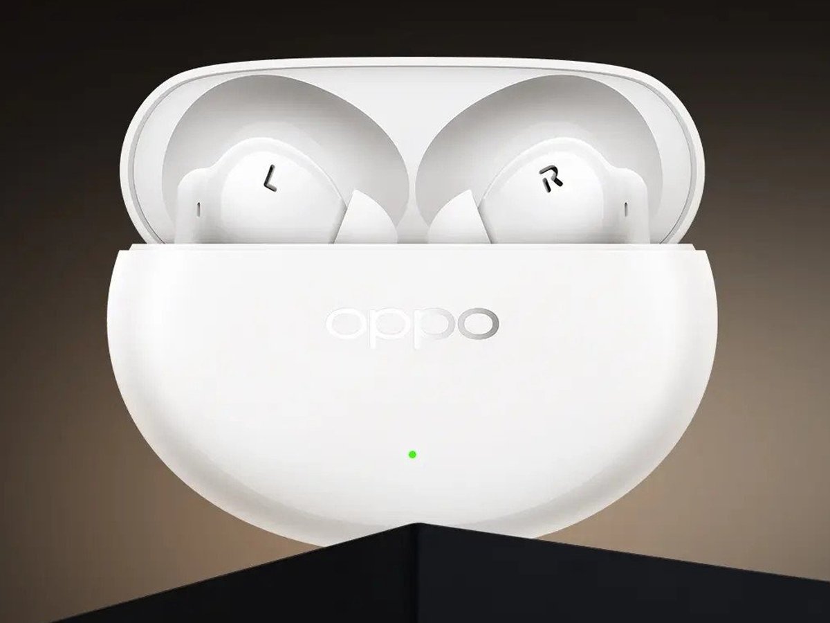 Słuchawki bezprzewodowe OPPO Enco Air4 Pro Moonlight White - Grafika
