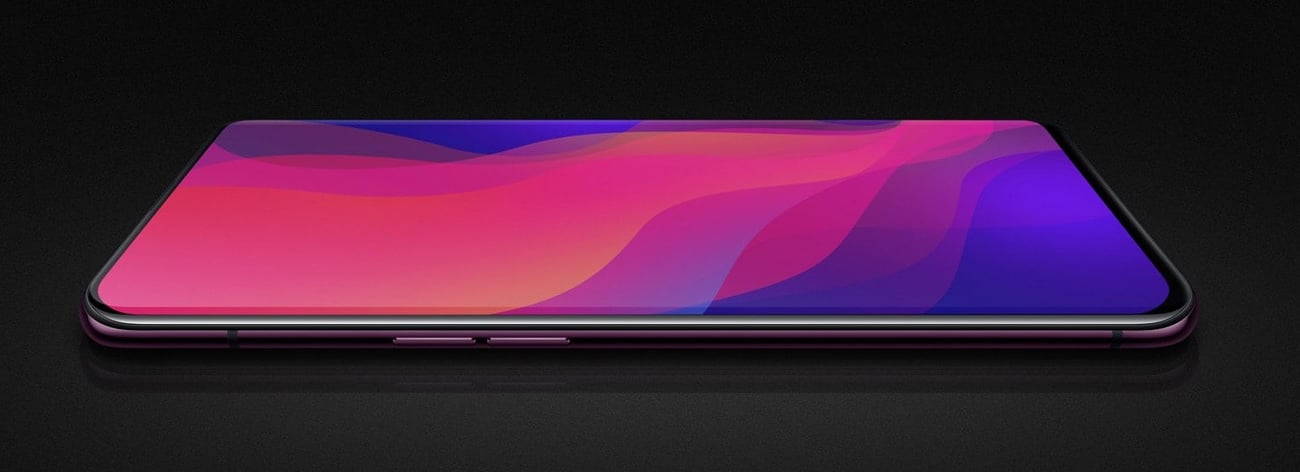OPPO Find X bezramkowy panoramiczny ekran arc